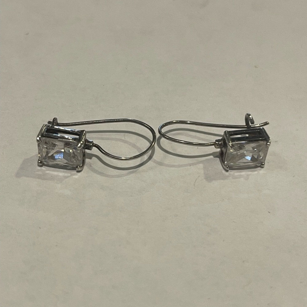 Elegant Silver‎ Drop Earrings